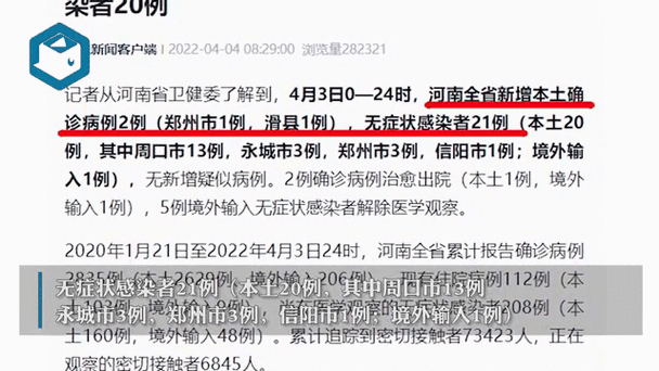 详细阅读:河南新增3例本土感染者行程轨迹公布!最新郑州疫情通报+防控政策速查2024 河南新增3例本土感染者行程轨迹公布!最新郑州疫情通报+防控政策速查2024