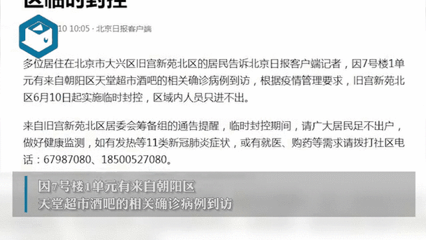 详细阅读:北京此次疫情扩散风险很高!北京疫情最新通报+防控政策+核酸检测点查询最全攻略 北京此次疫情扩散风险很高!北京疫情最新通报+防控政策+核酸检测点查询最全攻略