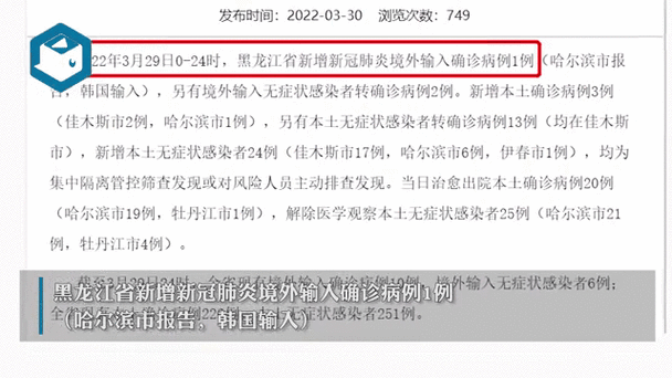详细阅读:黑龙江最新疫情通报今天新增病例人数实时更新:2025年6月25日哈尔滨市黑龙江疾控中心权威发布 黑龙江最新疫情通报今天新增病例人数实时更新:2025年6月25日哈尔滨市黑龙江疾控中心权威发布